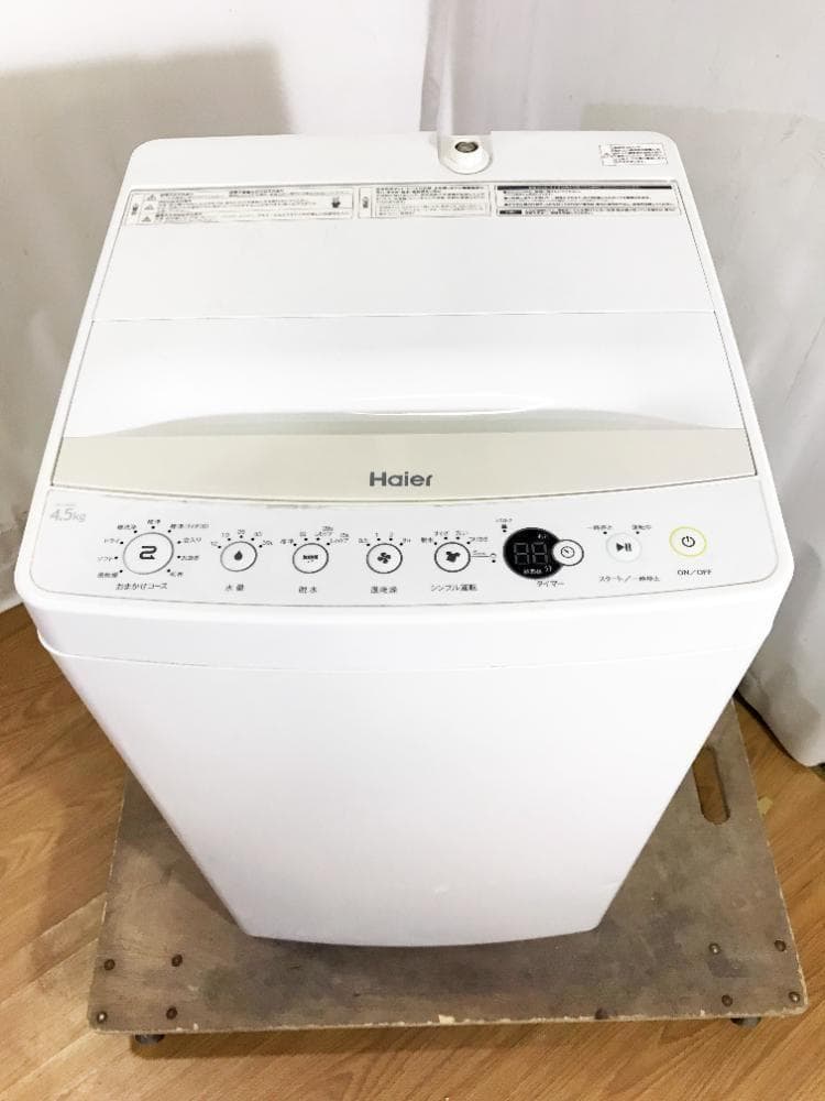 30日迄！★美品★Haier 4.5kg 洗濯機【JW-C45BE】