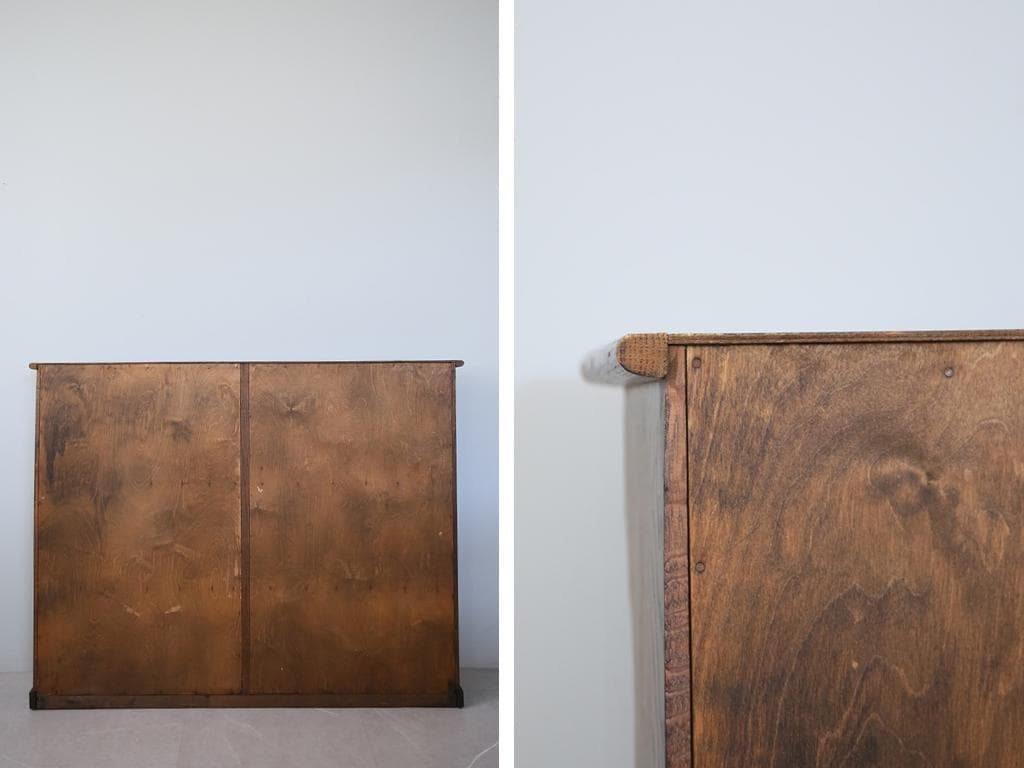 英国アンティーク木製ブックシェルフ/本棚/食器棚/飾り棚/ラック(89-17-1