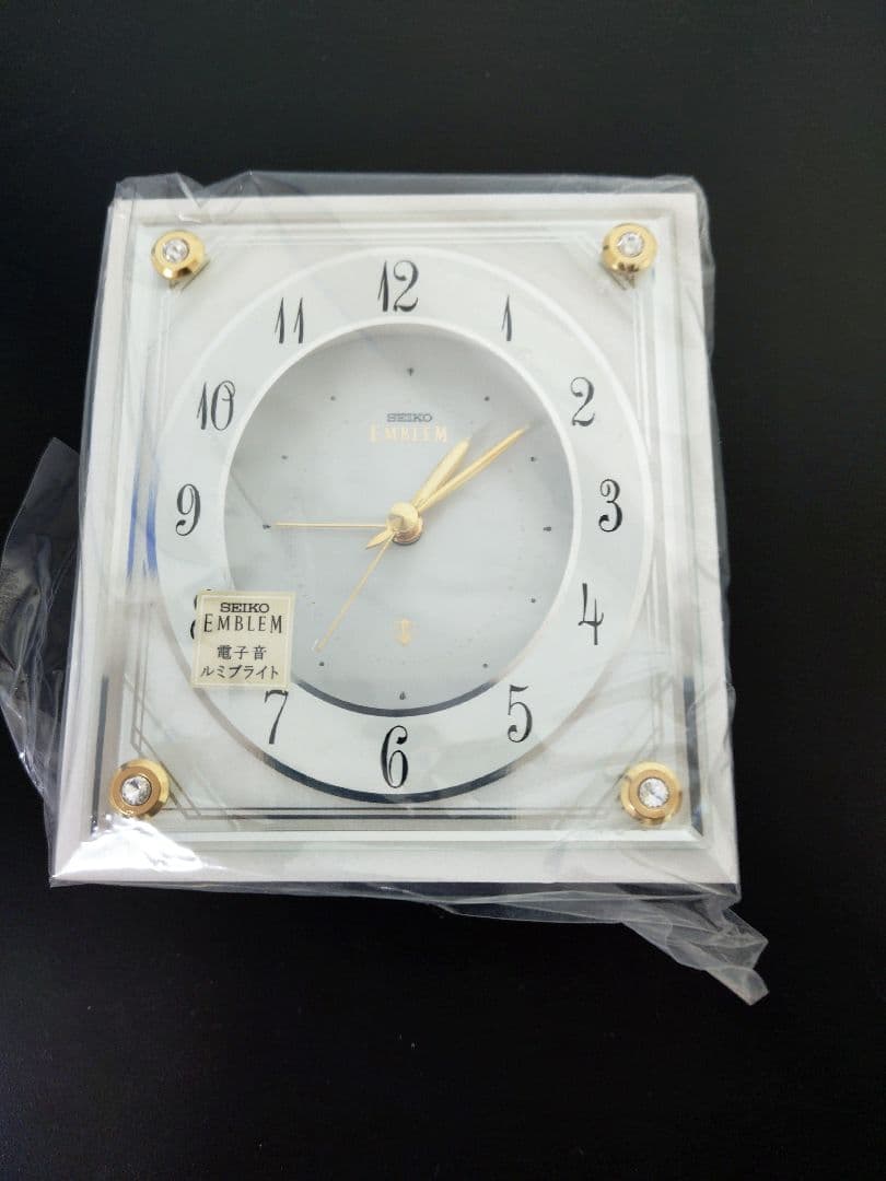 漆芸時計・目覚まし時計　2点セット