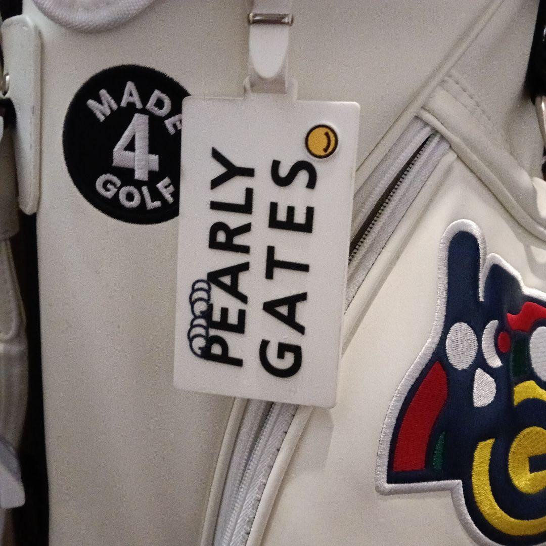 PEARLY GATES キャディバッグ ホワイト