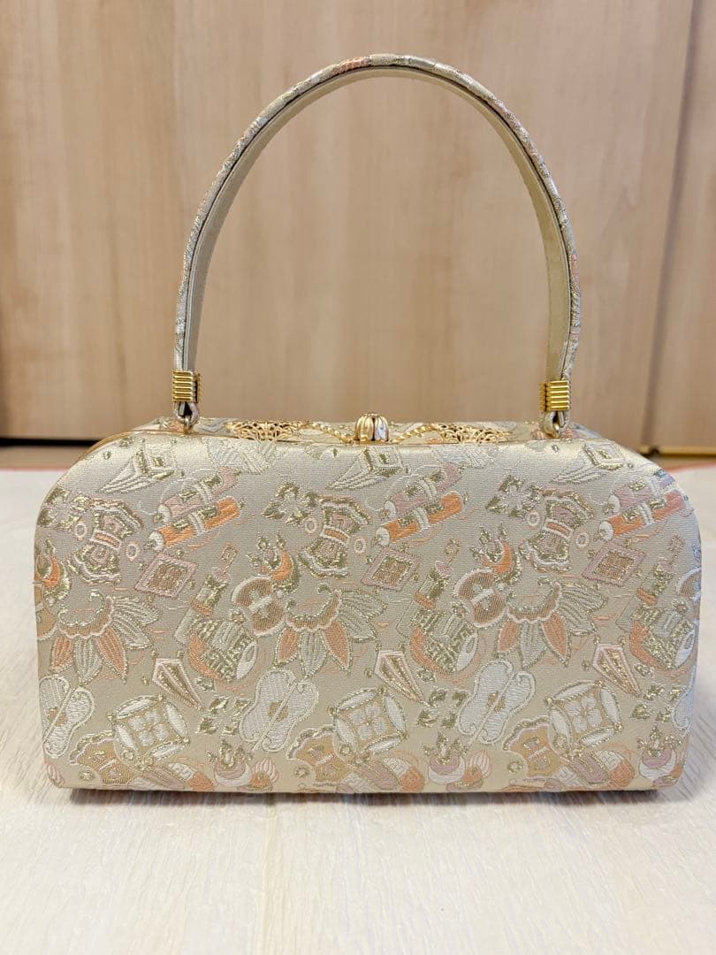 フォーマル和装バッグ 宝尽くし 金 振袖 留袖 訪問着 M2505032