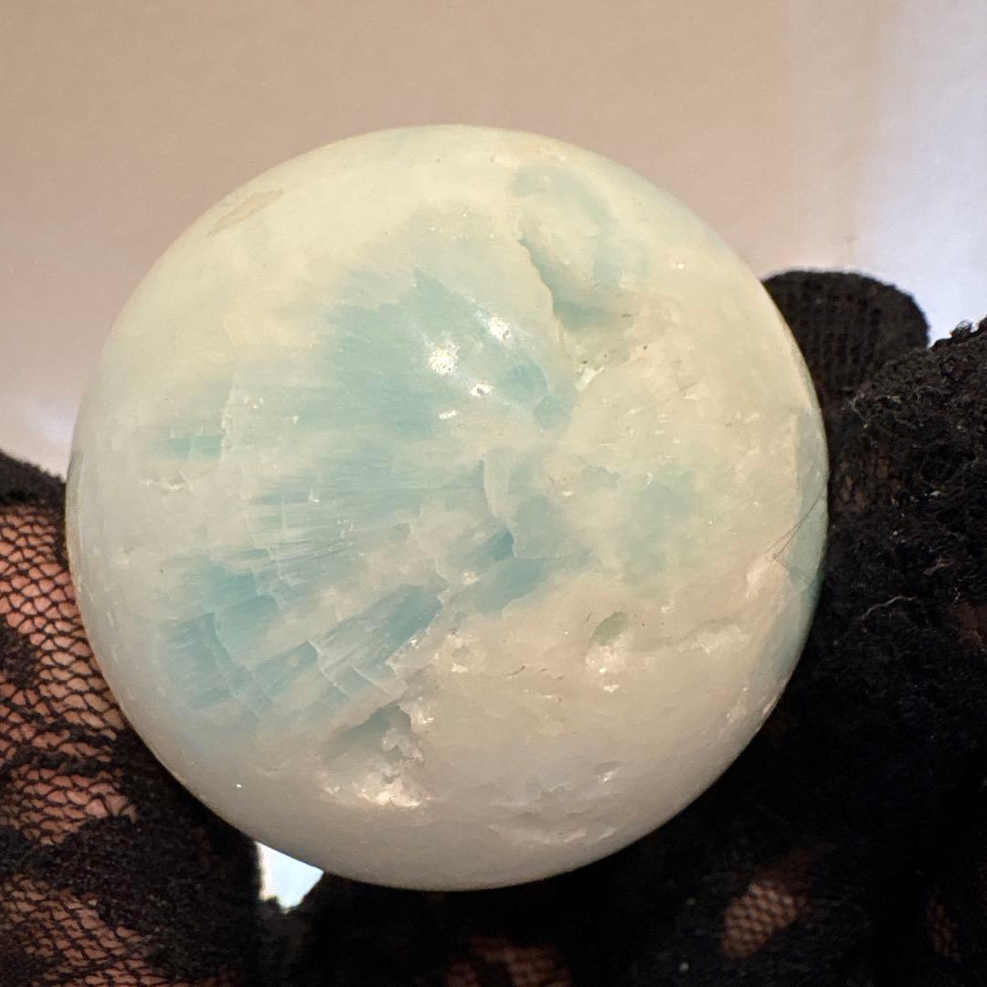 ブルーアラゴナイトスフィア♡♡No.2525