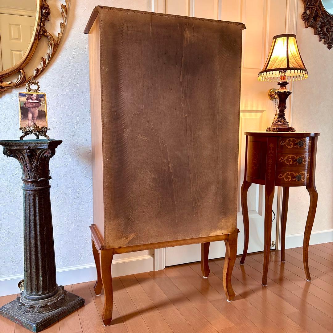 イタリア製 TAROCCO VACCARI猫足チェスト(家の置物と額絵はオマケ)