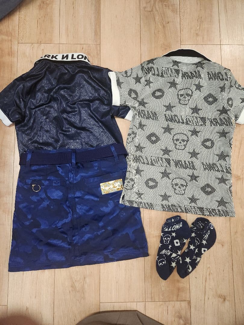 MARK & LONA ポロシャツ、スカート、ベルト、靴下セット