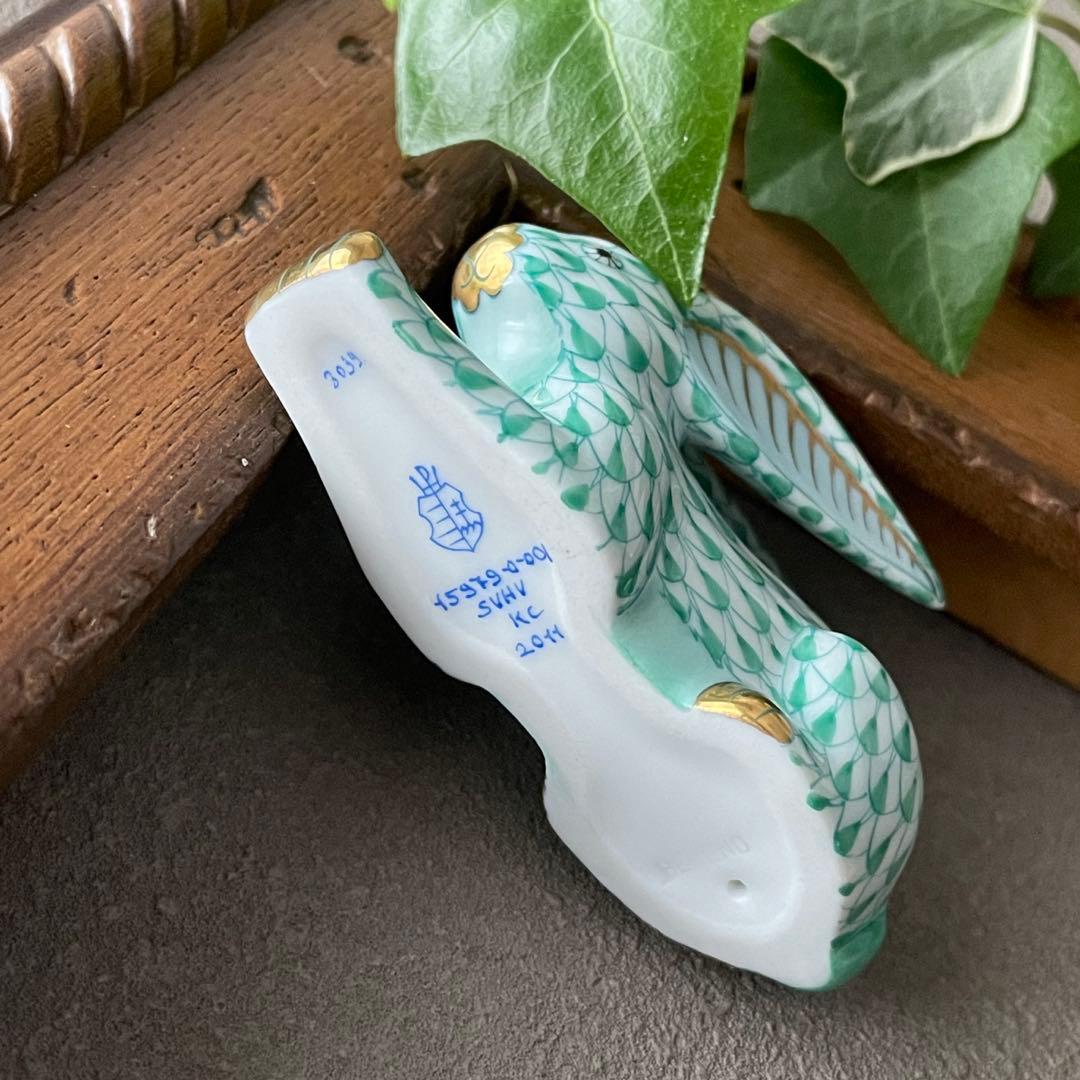 HEREND ゾディアック　十二支フィギュリン　グリーン　2011年