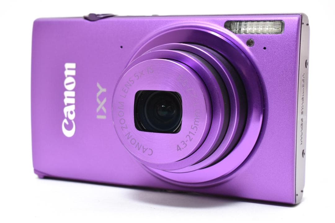 美品 キヤノン IXY 430F コンパクトデジタルカメラ パープル Canon