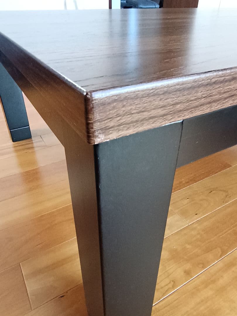 8600円の送料込 美品 家具調こたつ 120cm 長方形 フラットヒーター