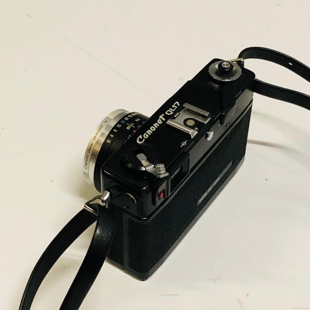 Canon Canonet QL17 レンジファインダーカメラブラック動作品