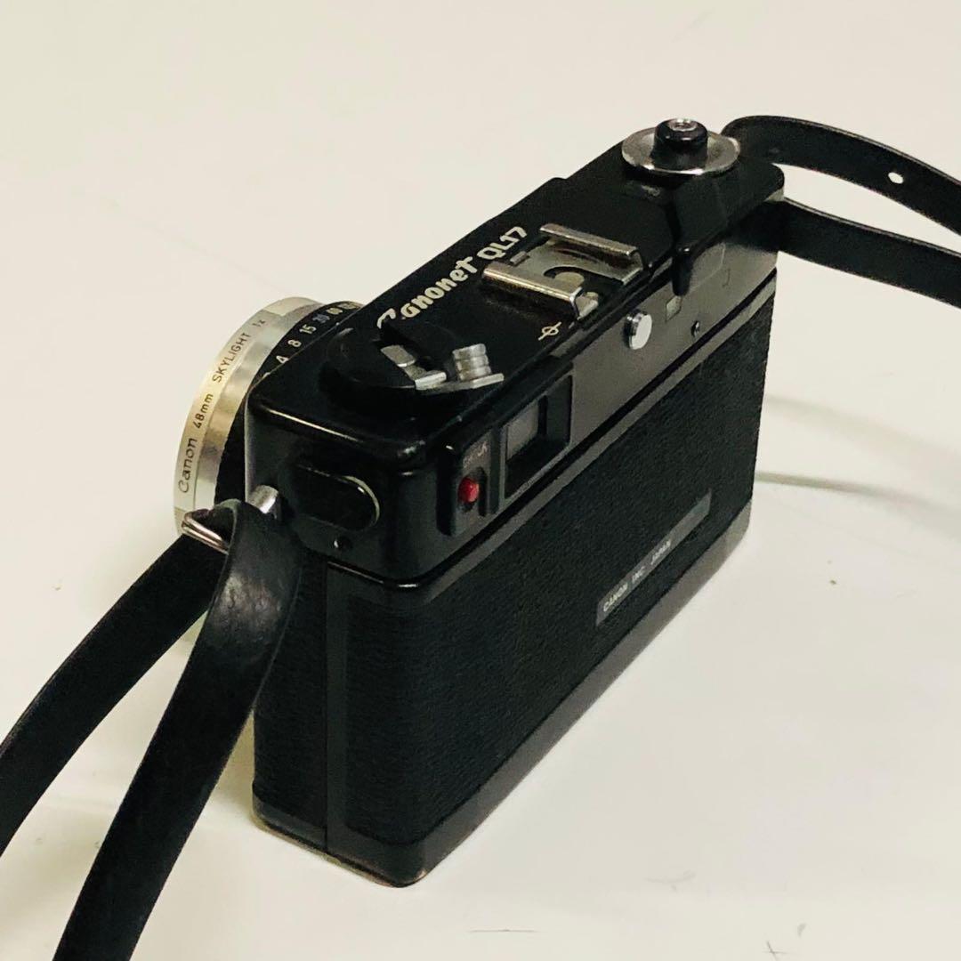 Canon Canonet QL17 レンジファインダーカメラブラック動作品
