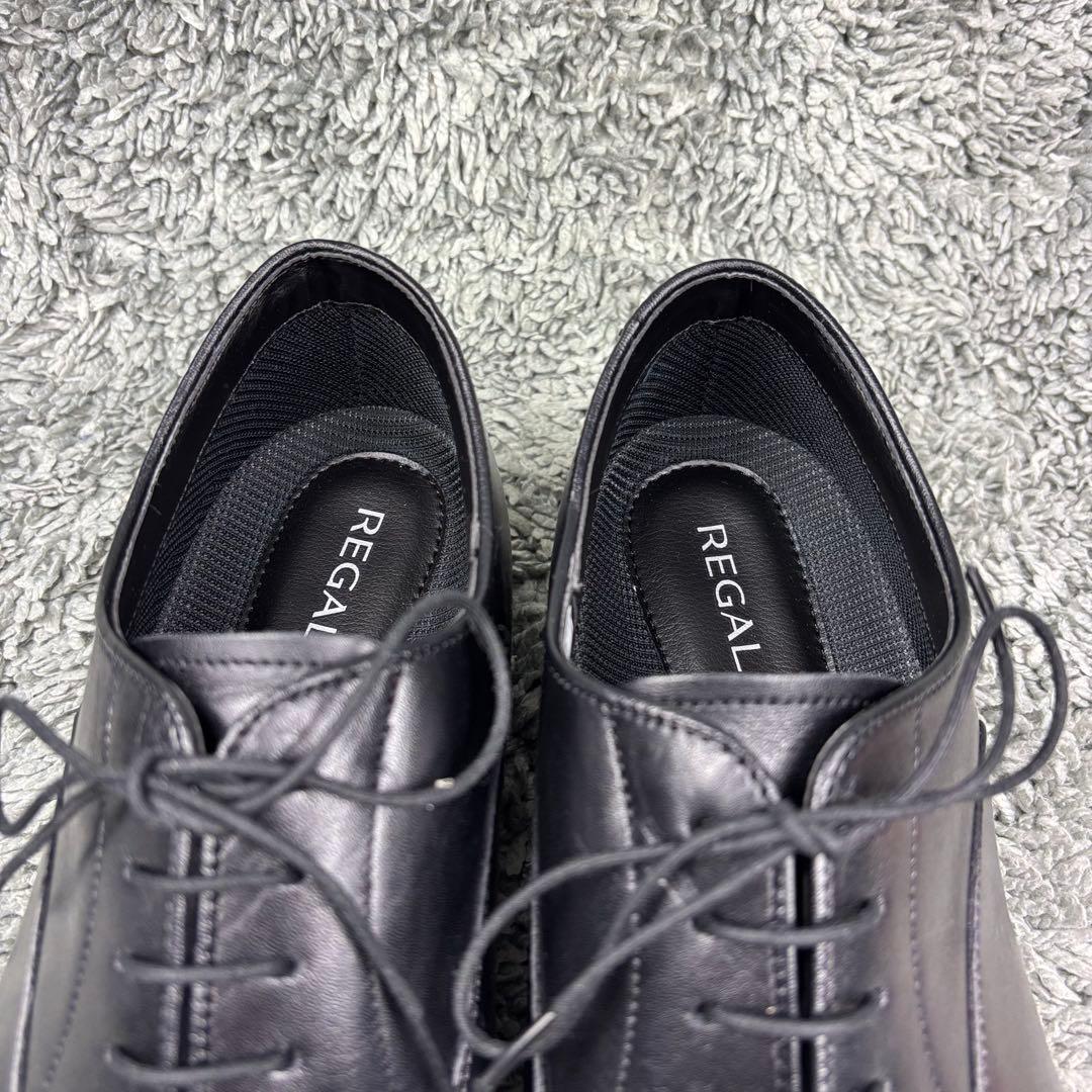 極美品✨リーガル REGAL ストレートチップ レザー ブラック 黒 軽量