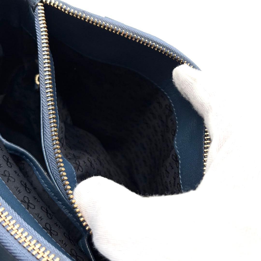 美品✨アニヤハインドマーチ イーブリー 2way ハンドバッグ レザー ブルー