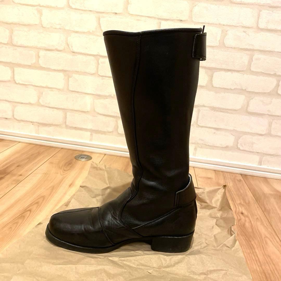 東横　特攻ブーツ　黒　本革　25.5cm トーヨコ　チョーカー