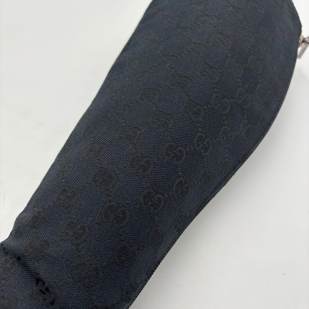 GUCCI グッチ GGキャンバス ロングブーツ サイズ37 約24㎝ ブラック