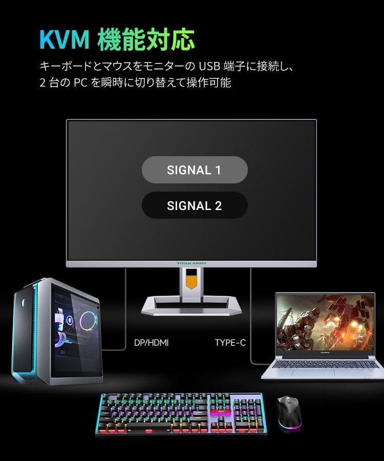 TITAN ARMY 32インチ ゲーミングモニター P32A6V-PRO