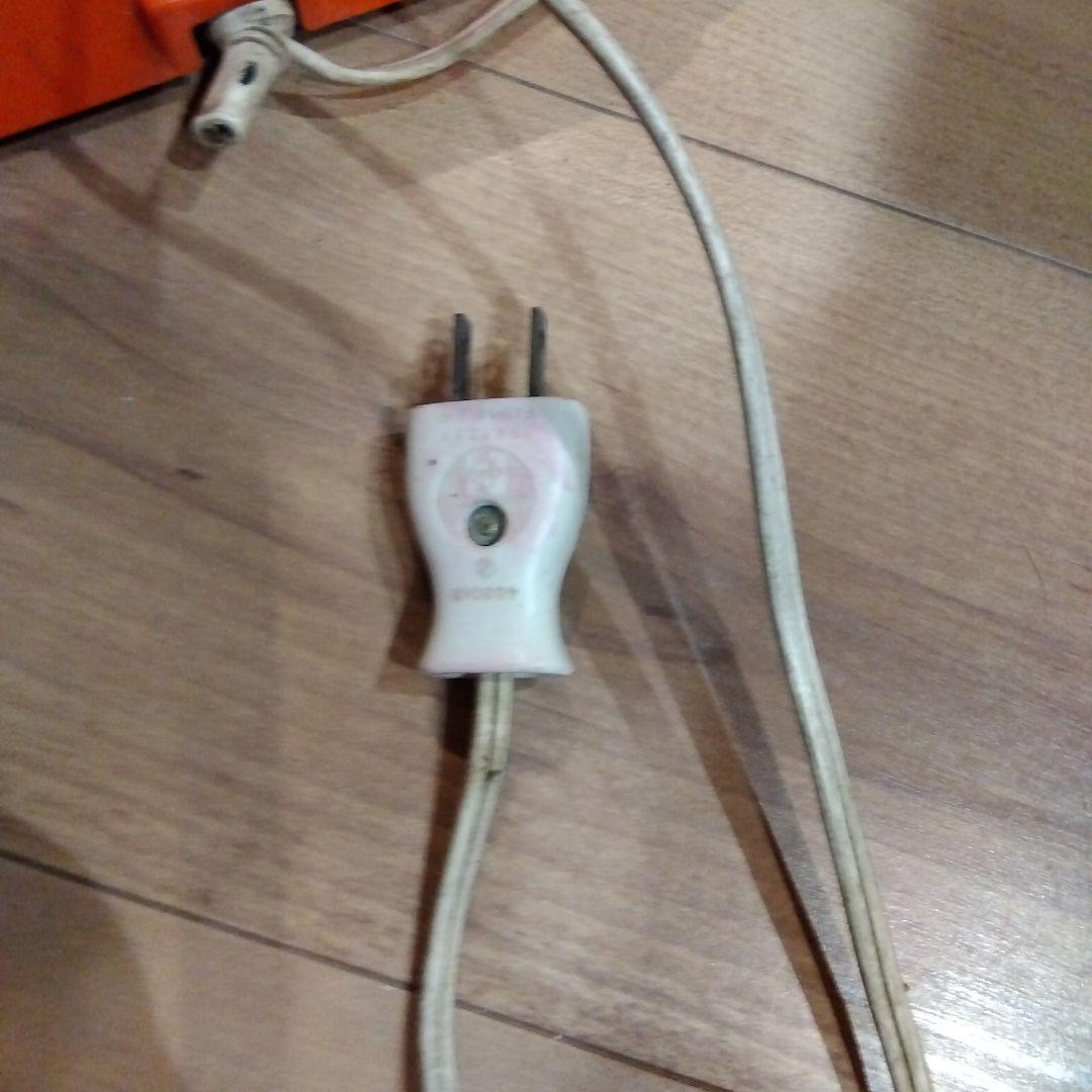 HITACHI 　昭和レトロスタンドライト オレンジ　稼働品　日立