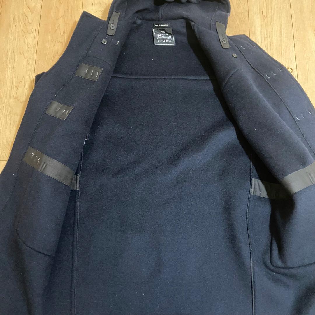美品　イングランド製　グローバーオール gloverall ダッフルコート紺