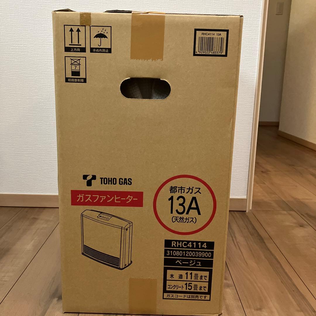 新品・未開封　東邦ガス　ガスファンヒーター RC-M4003E都市ガス