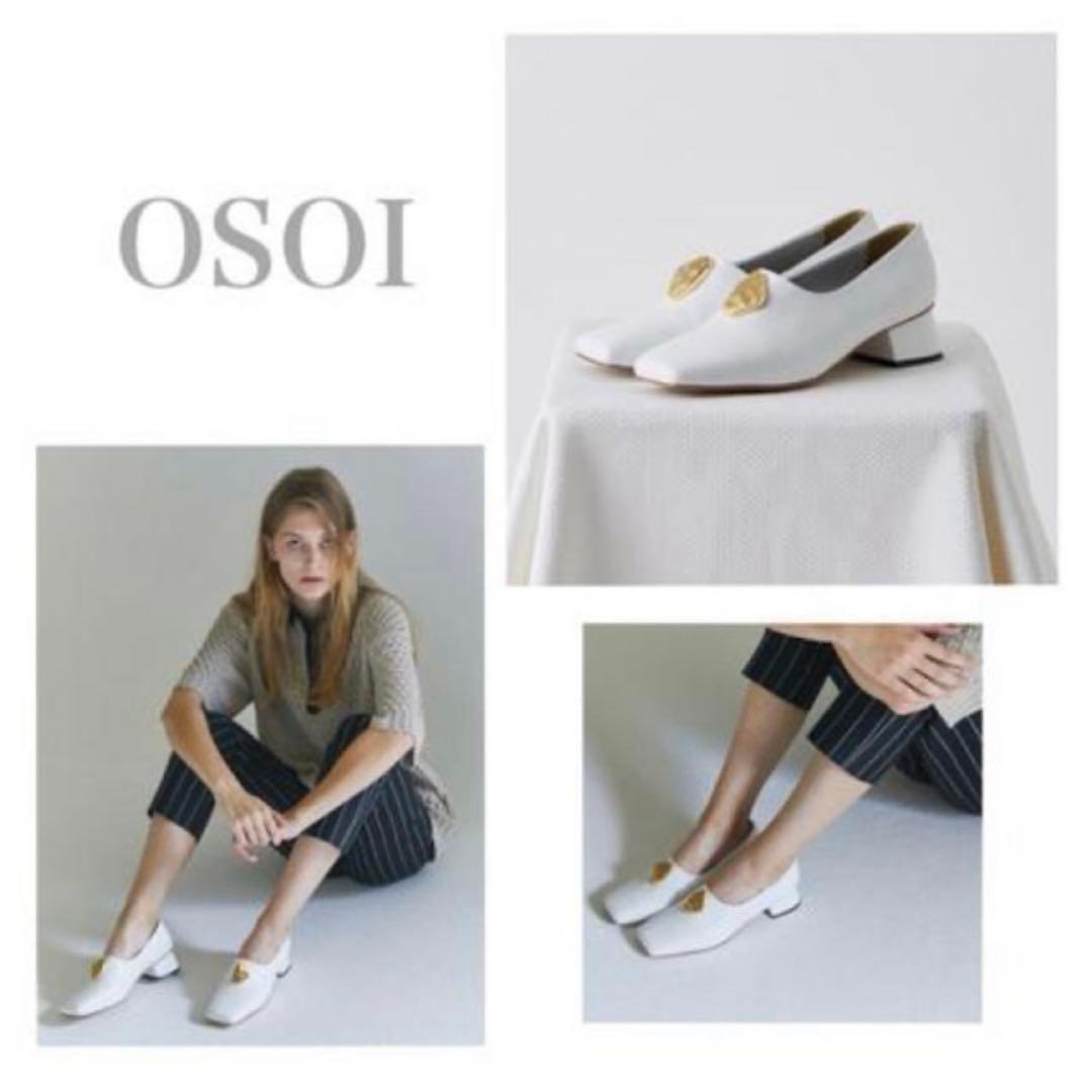 オソイ　ローファー　パンプス　MARGOT ゴールド金具