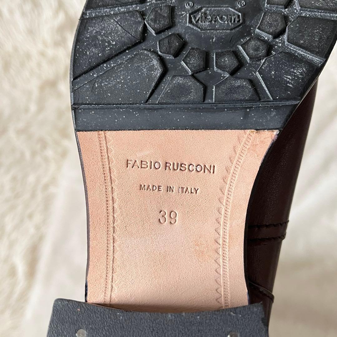 ⭐️未使用級⭐️　ファビオルスコーニ　ロングブーツ　ジョッキーブーツ　ブラウン