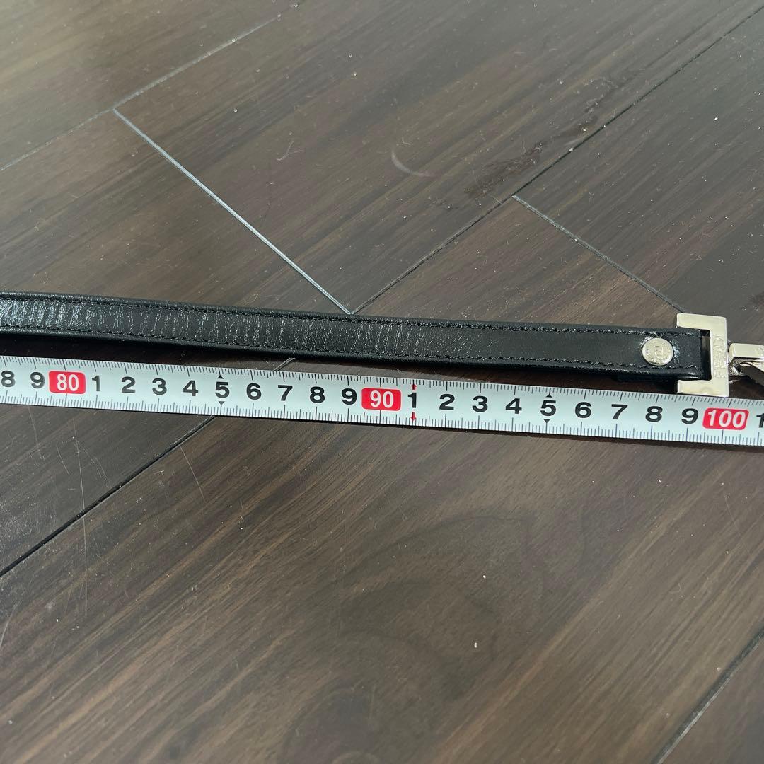 FENDI フェンディ ショルダーストラップのみ ブラック シルバー金具 フック