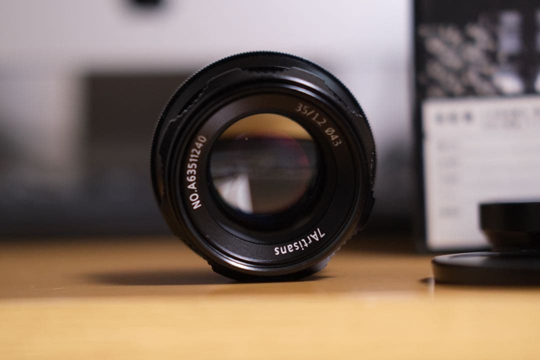 7artisans 35mm F1.2 単焦点レンズ レンズカバー付き