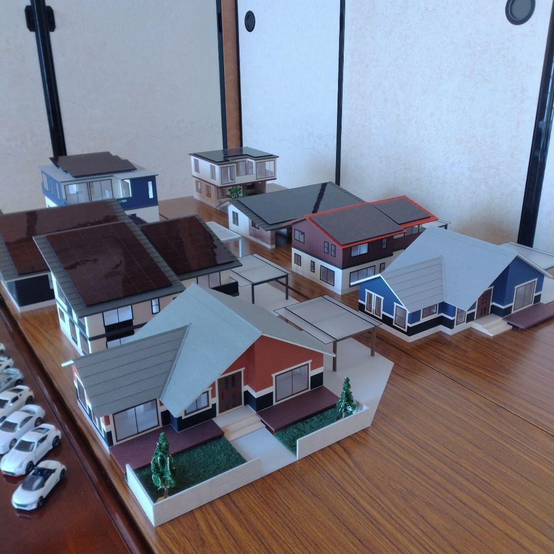 50分の1，平屋＆ロフト内外模型No.94『気分は北欧Ⅱ』