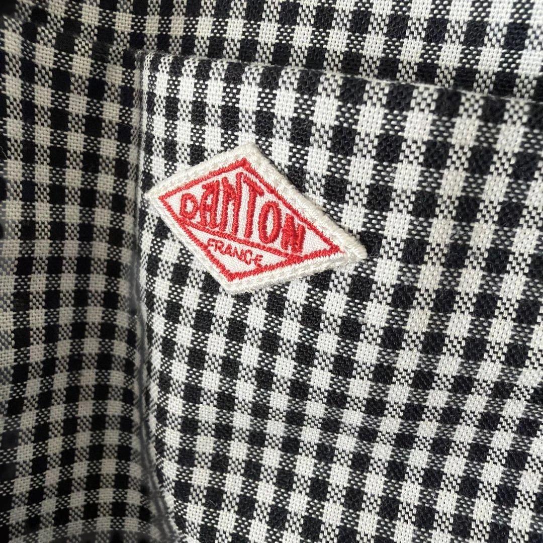 DANTON ボタンダウンギンガムチェックシャツ 36 Ladies