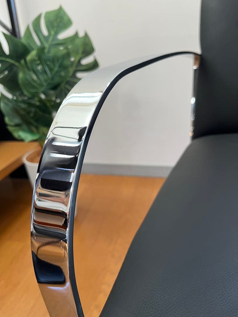 アメリカ　ラザール　本革ラウンジチェア　① ミッドセンチュリー　アールデコ　美品