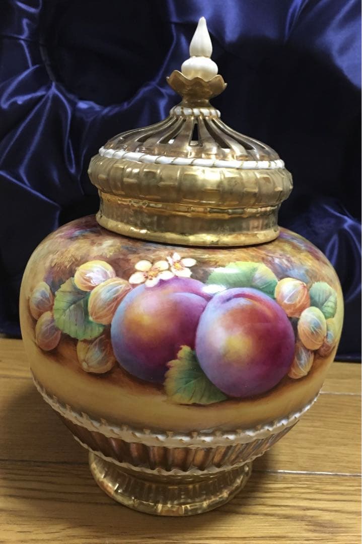  WORCESTER☆フルーツ☆手描き☆22金