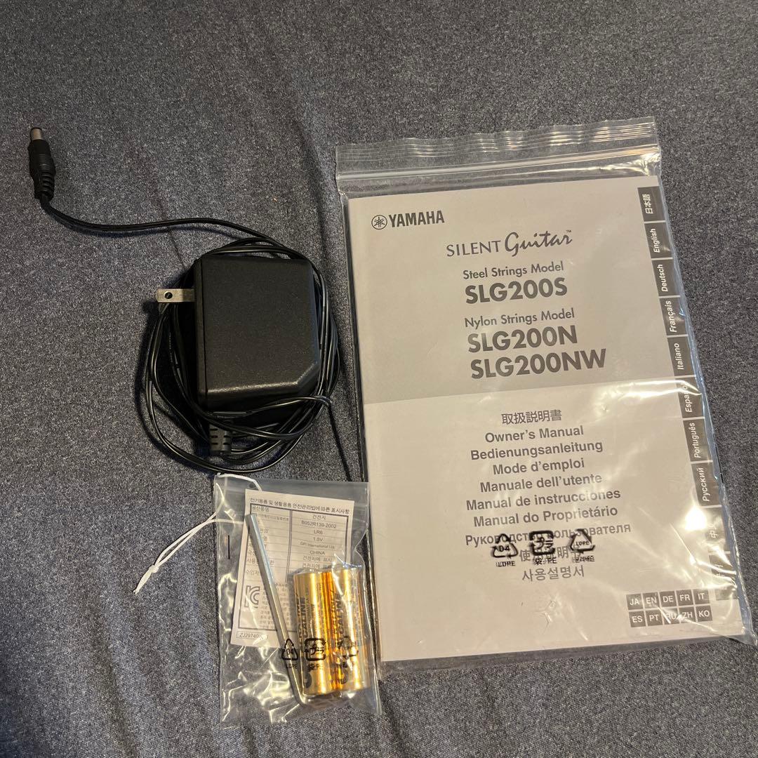 【美品】YAMAHA サイレントギターSLG200S（スチール弦仕様）