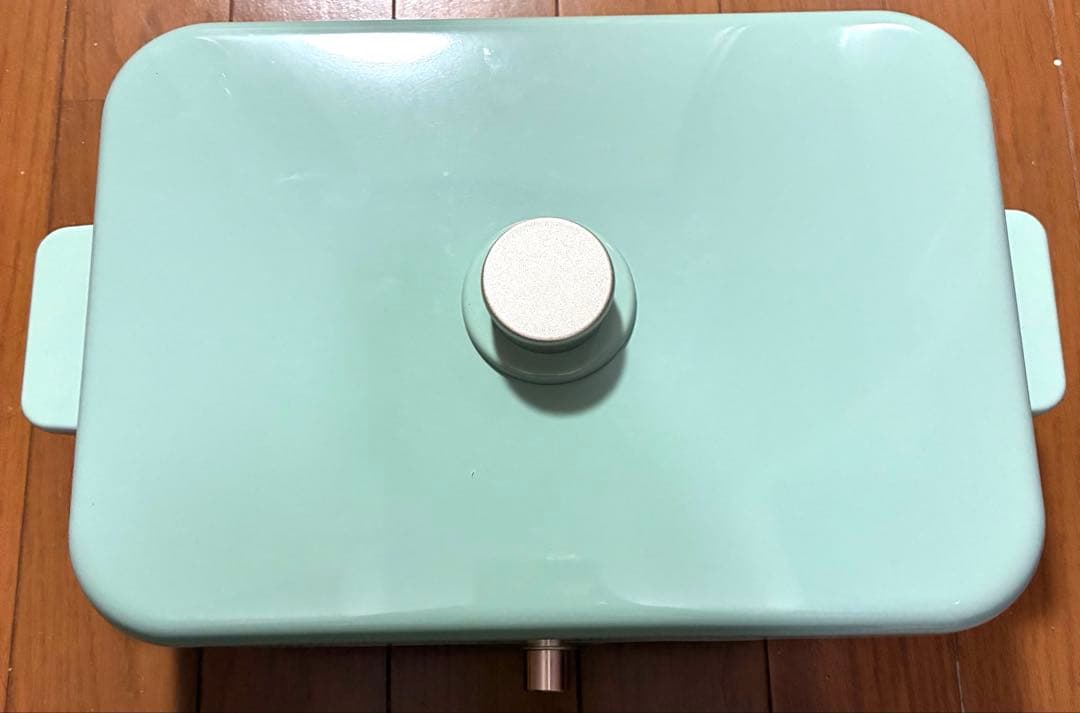 ★Lito リエット★ミントグリーン 蓋付きマルチホットプレート