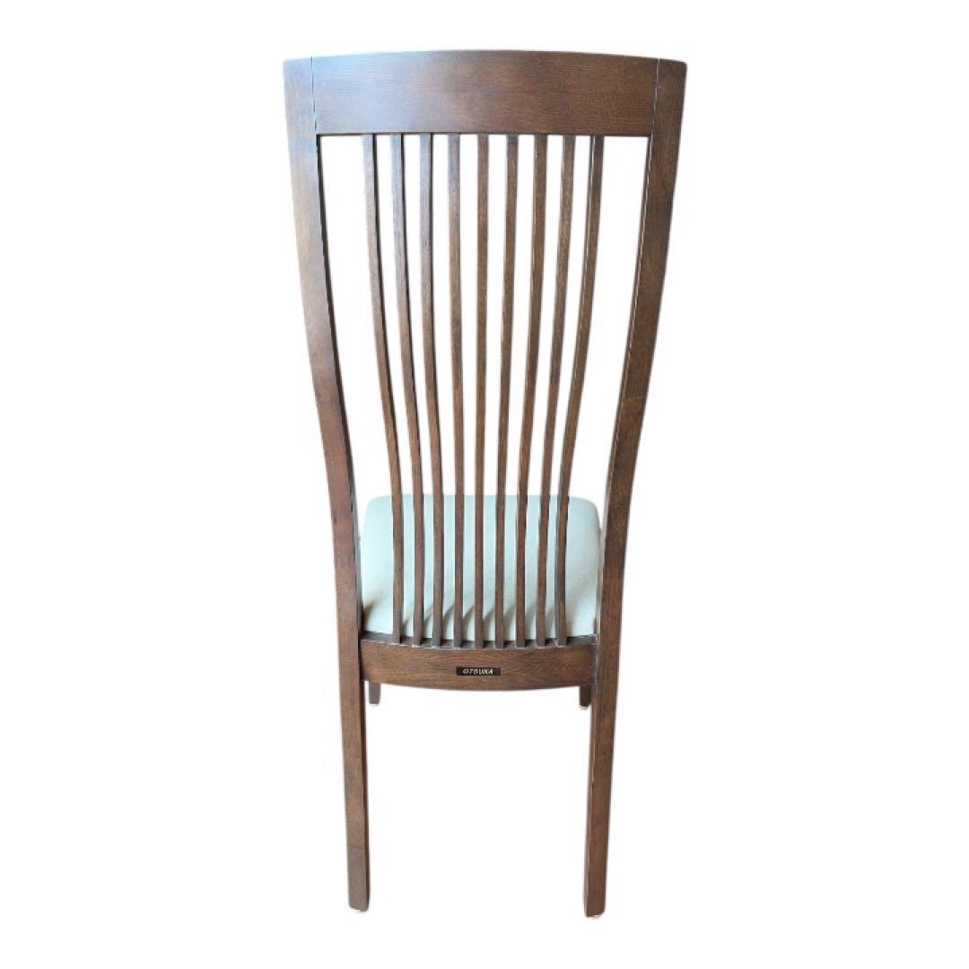 【送料無料】大塚家具 ダイニングチェア タモ天然木 同仕様2脚有