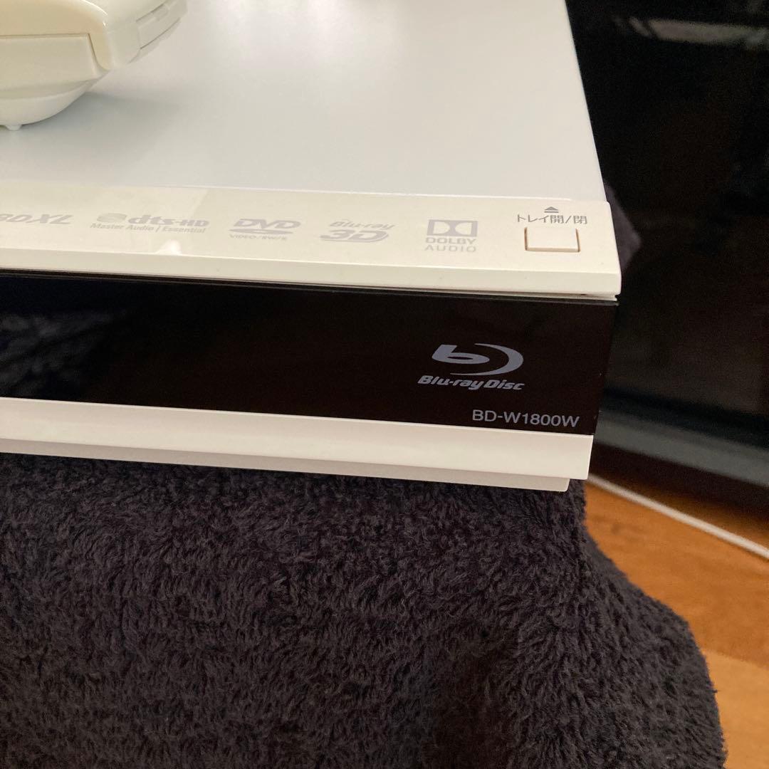 SHARP AQUOS BD-W1800W ブルーレイレコーダーホワイトカラー