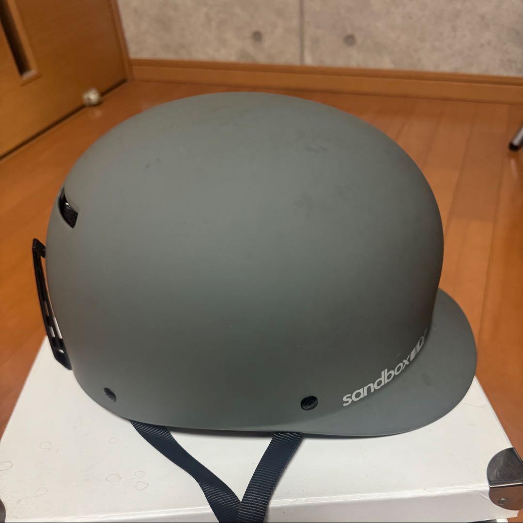 sandbox スノーボードヘルメット ORE オリーブ　MLサイズ