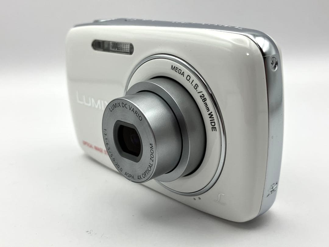 【美品】 LUMIX DMC-S1 ホワイト　コンパクトデジタルカメラ