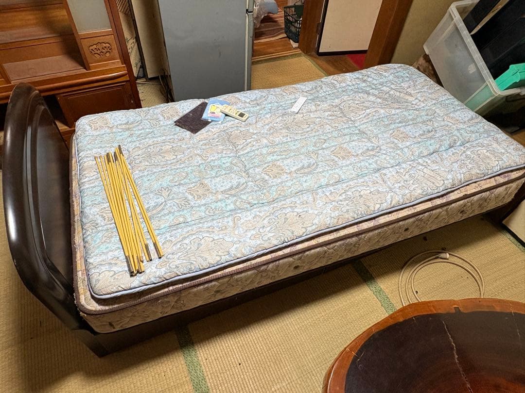 引き取り限定｜シングル相当 ベッド台＋マットレス｜分けて引取OK