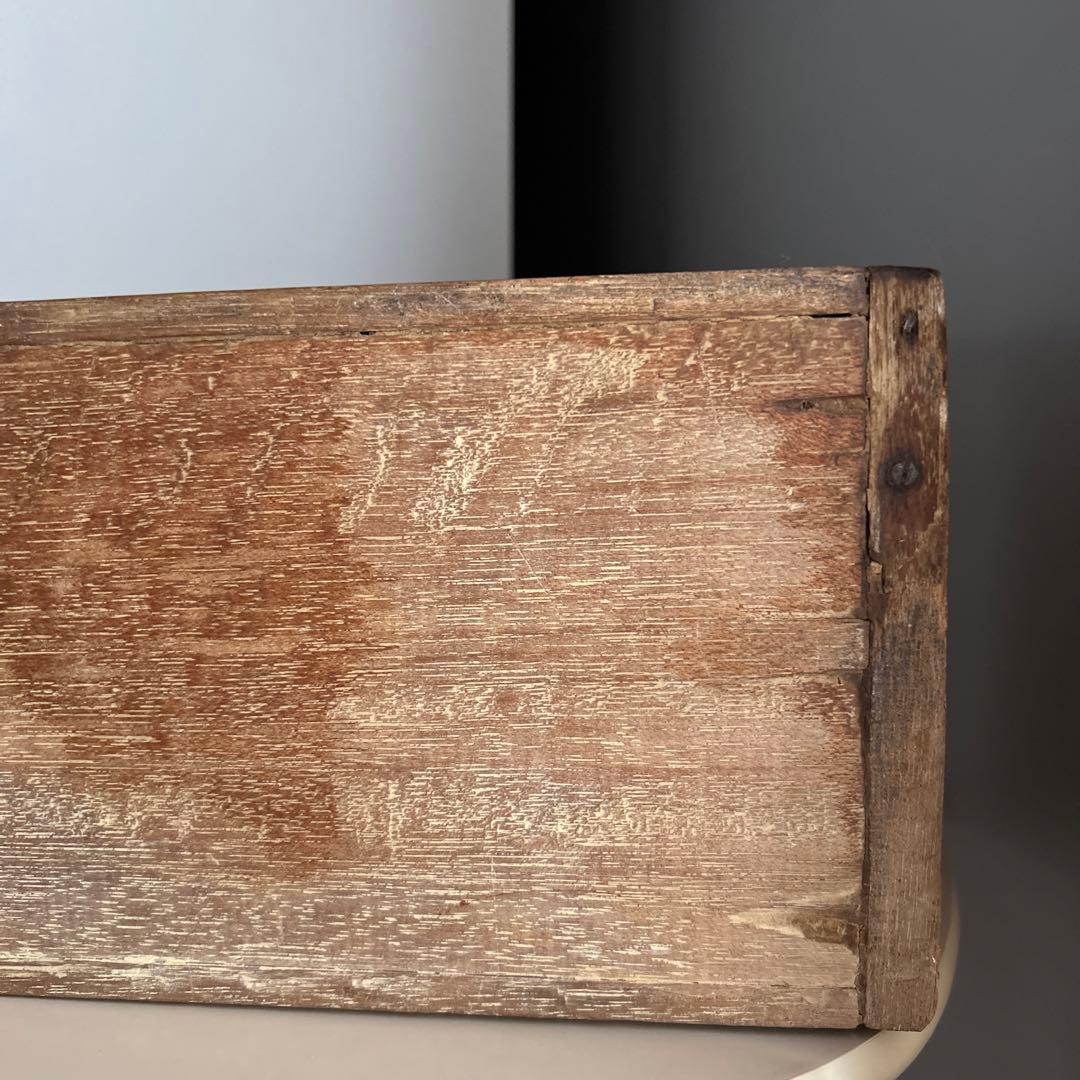 木箱 ケース ボックス 木製 レトロ 昭和 アンティーク ビンテージ 木 家具