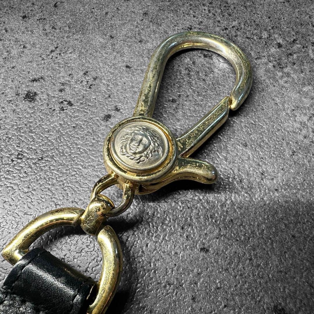 希少✨VERSACE Medusa Leather l Keychain