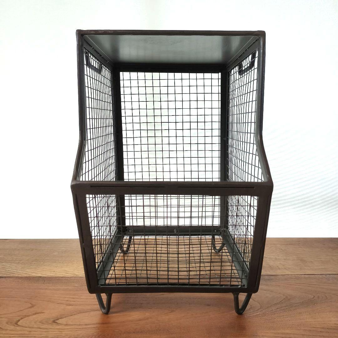 LIFE FURNITURE MESH BOX & TABLE マガジンラック