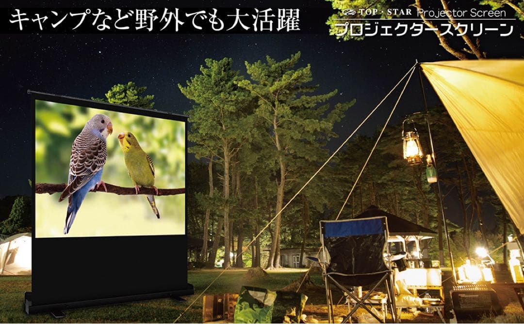プロジェクタースクリーン 60インチ16:9 自立式、自家、学校、会社老人ホーム