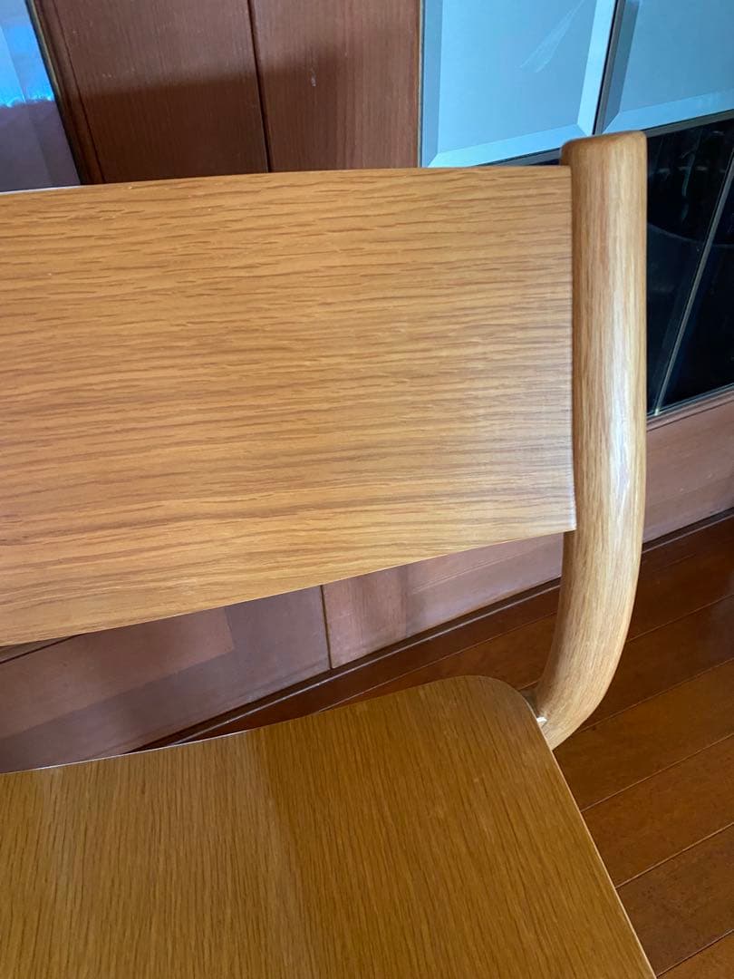無印良品　オーク材ラウンジチェア
