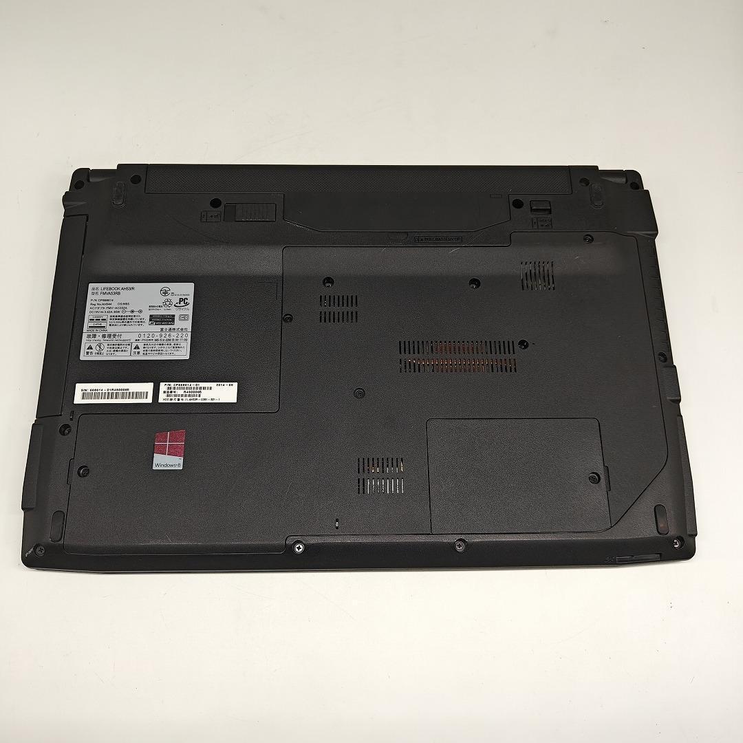 【富士通】AH53 爆速i7 SSD256GB 16GB ブラック ノートPC