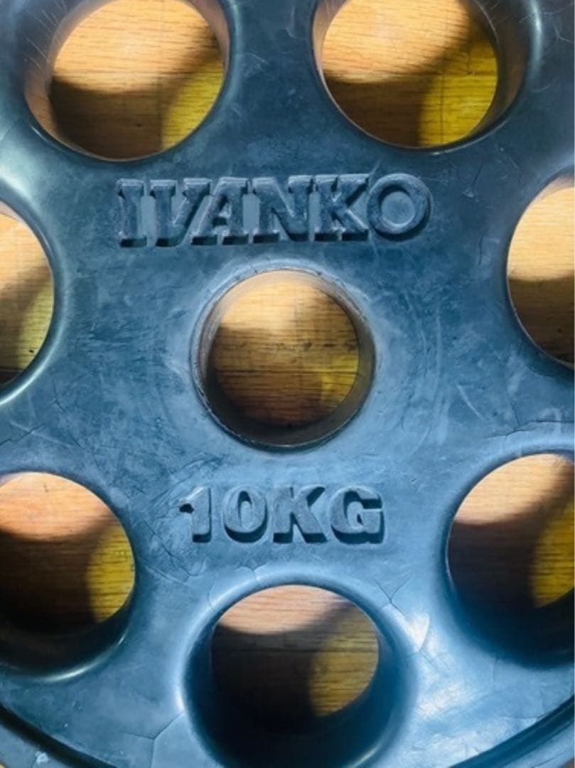 IVANKO イバンコオリンピックラバープレート10kg(2枚)