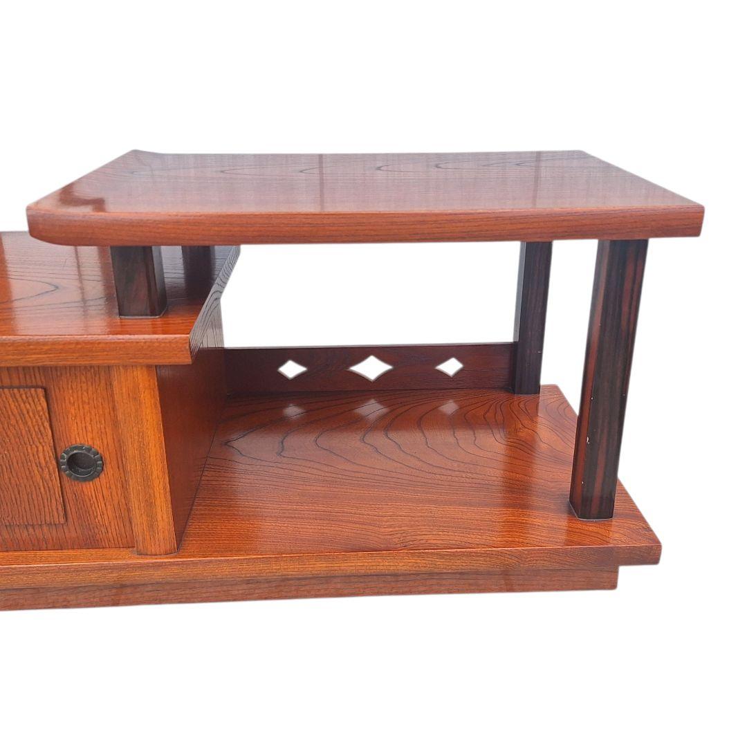 昭和レトロ 床の間飾り棚 テレビ台 和モダン ローボード