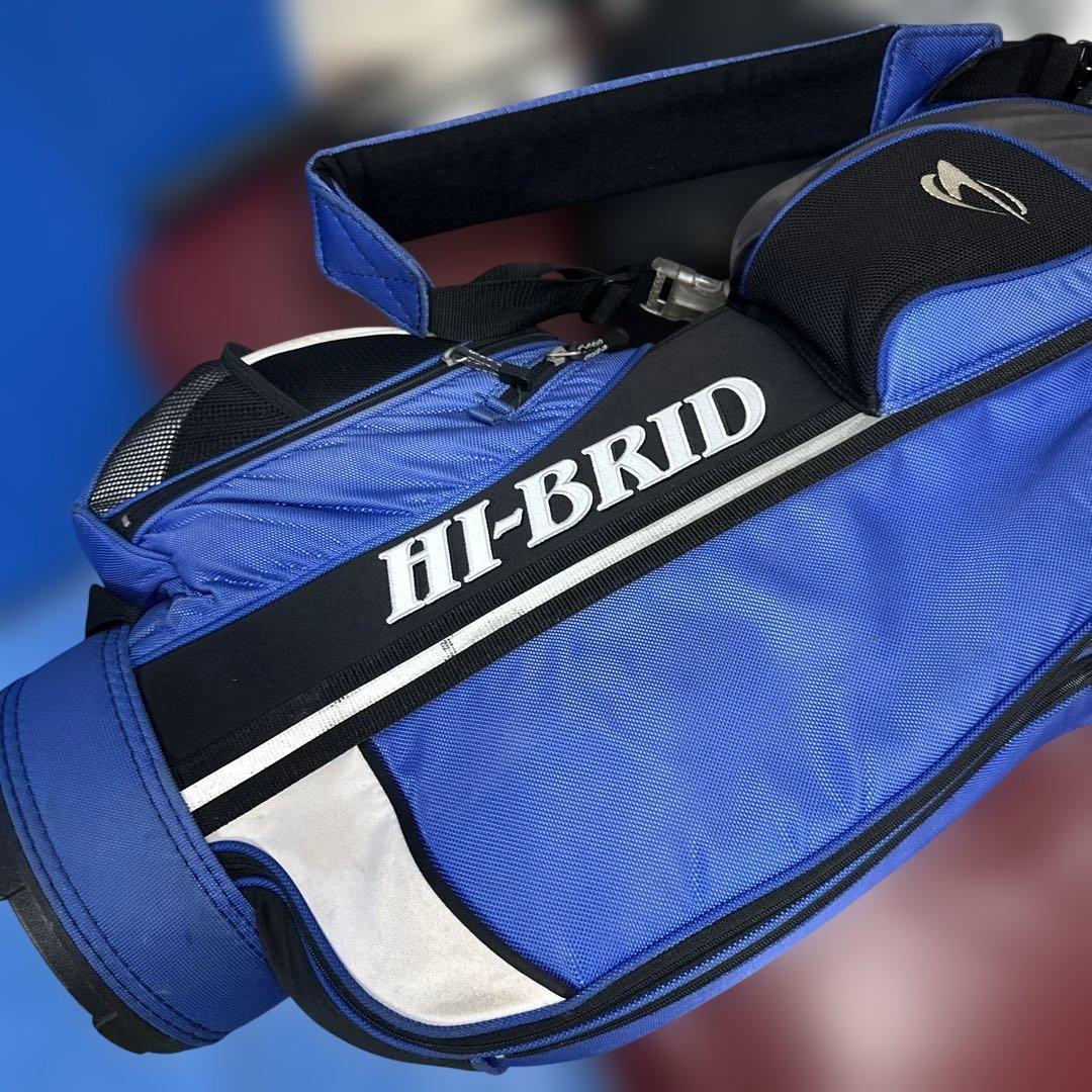 H-BRID ゴルフバッグ 青