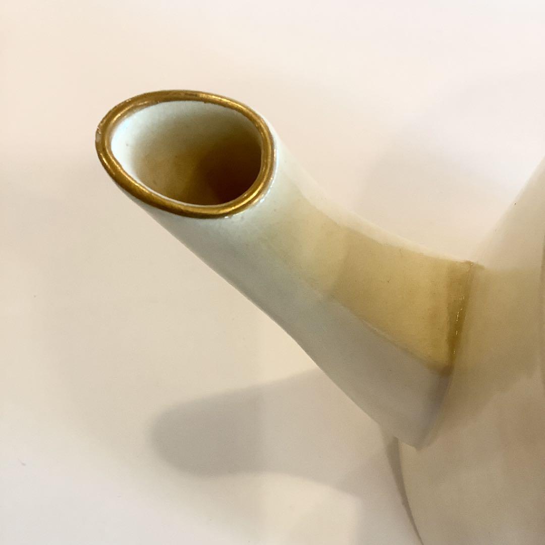 【茶道具】仁清写花丸紋　水注　泉山窯