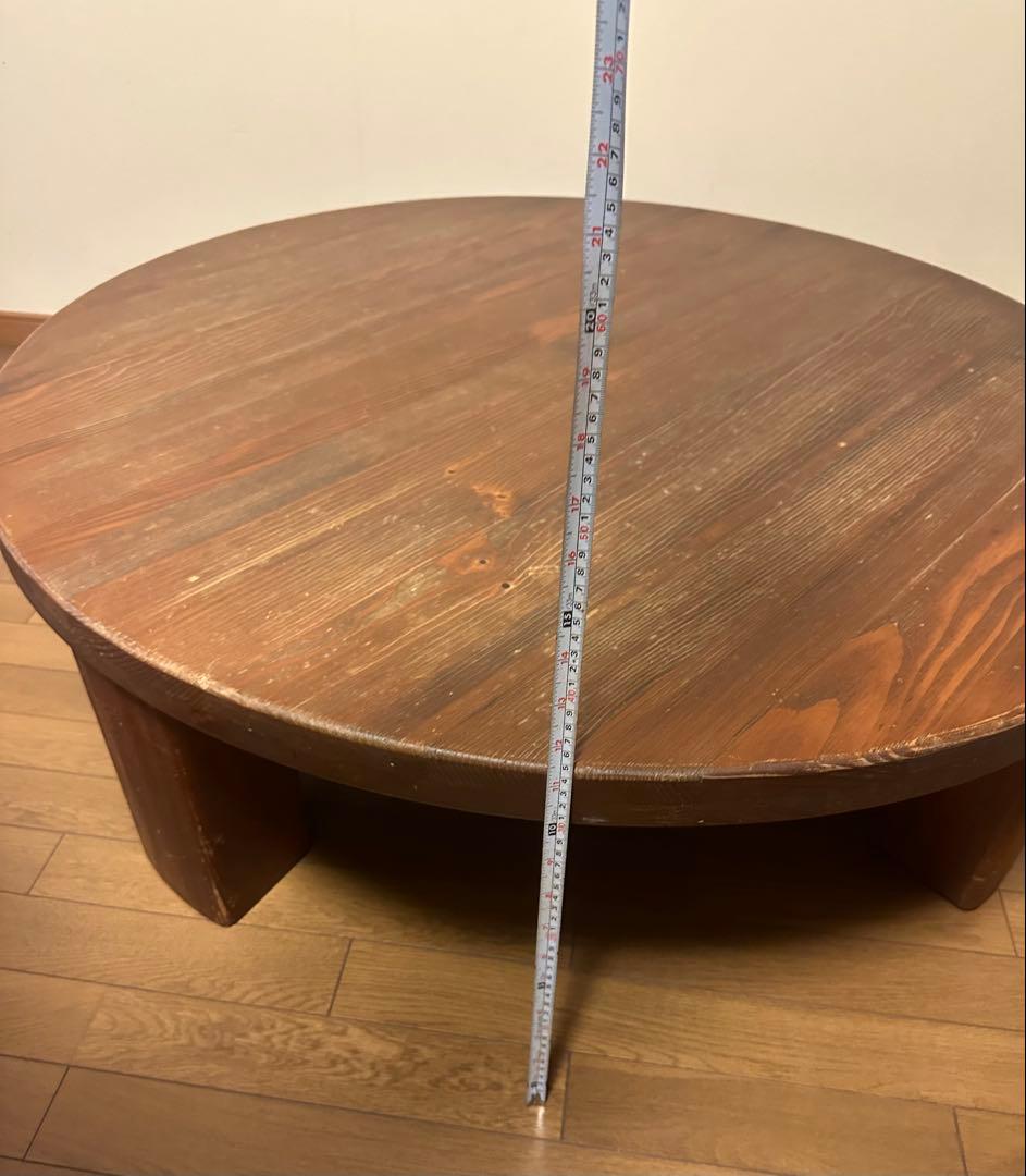 円卓 ちゃぶ台ローテーブル　直接引取り限定