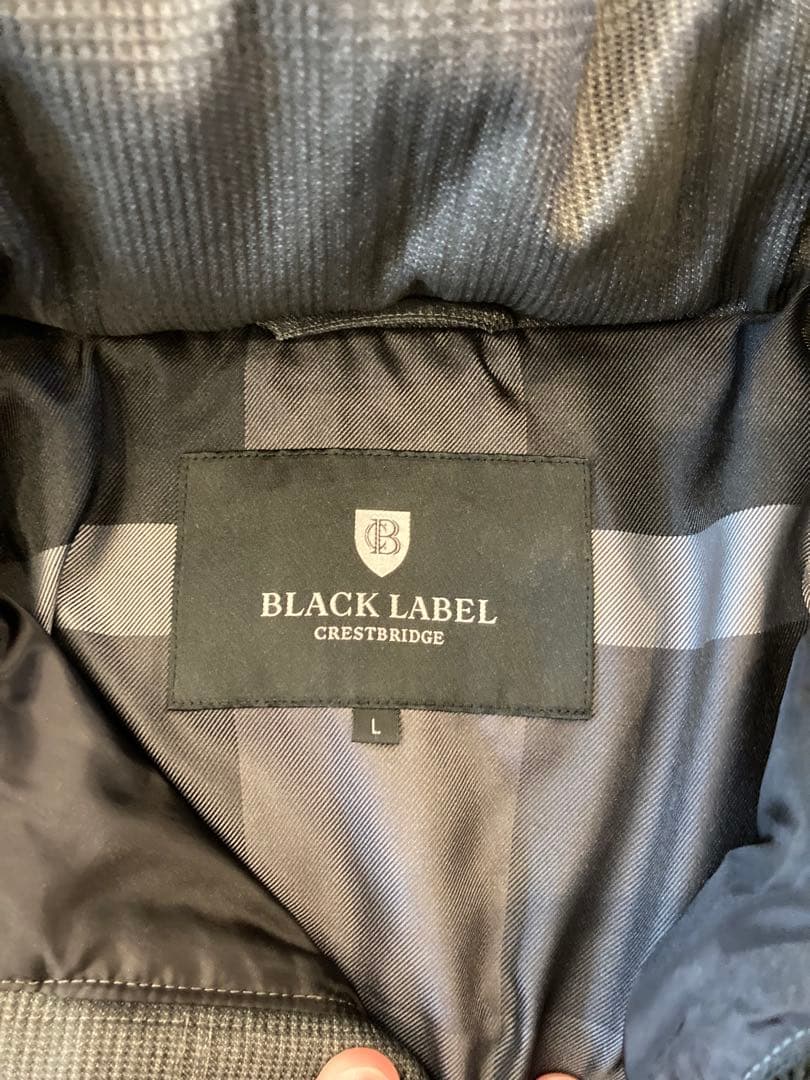 BLACK LABEL CRESTBRIDGE ダウンジャケット L ブラック