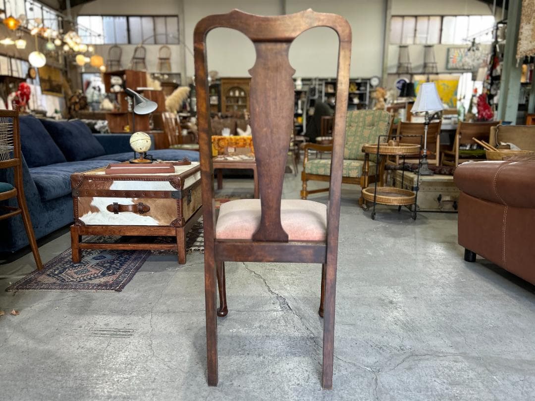 【英国ヴィンテージ】ハイバックダイニングチェア｜EUR Vintage