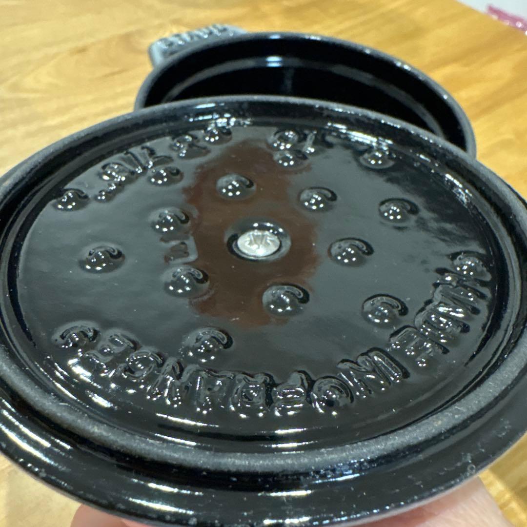 【未使用】ストウブ staub ミニソースパン　10cm グレー